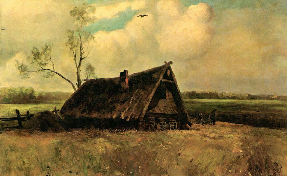 Саврасов. Изба в Филях